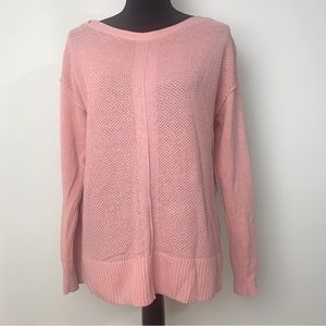 Caslon Pink Lightweight Tunic Sweater S
